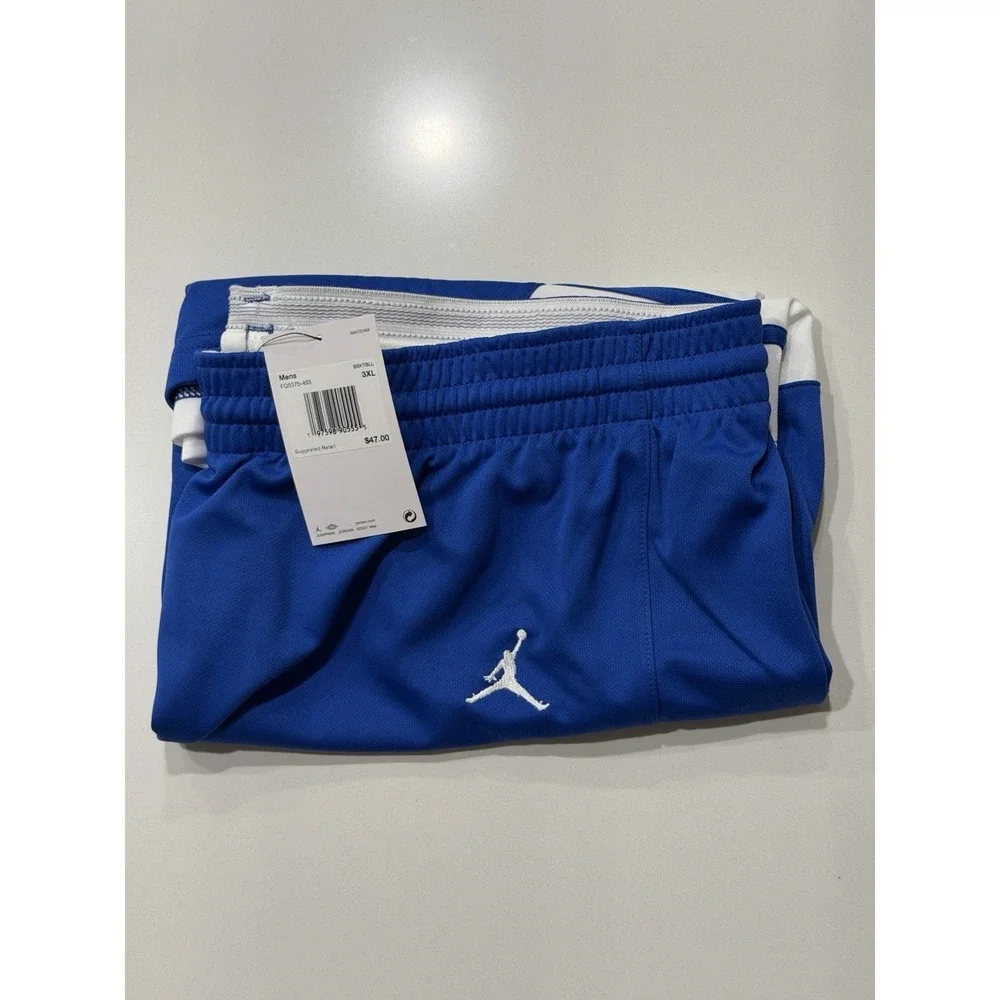 Jordan Stock DF Overtime Basketball Shorts Game Royal FQ5375-493 Mens 3XL NWT